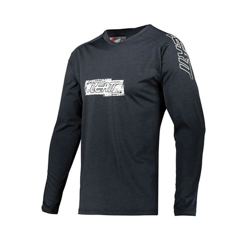 LEATT KOSZULKA ROWEROWA MTB 2.0 LONG JERSEY BLACK KOLOR CZARNY ROZMIAR XS