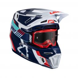 KASK Z GOGLAMI LEATT KIT MOTO 8.5 V25 ROYAL (63-64CM)