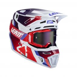 KASK Z GOGLAMI LEATT KIT MOTO 8.5 V25 SUNBURN (63-64CM)