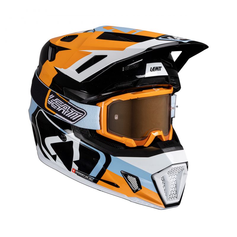 KASK Z GOGLAMI LEATT KIT MOTO 7.5 V25 ORANGE (53-54CM)
