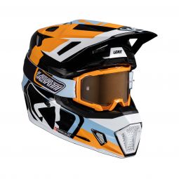 KASK Z GOGLAMI LEATT KIT MOTO 7.5 V25 ORANGE (63-64CM)