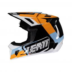 KASK Z GOGLAMI LEATT KIT MOTO 7.5 V25 ORANGE (63-64CM)