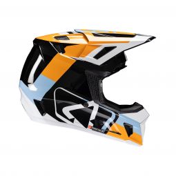KASK Z GOGLAMI LEATT KIT MOTO 7.5 V25 ORANGE (63-64CM)