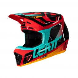 KASK Z GOGLAMI LEATT KIT MOTO 7.5 V25 RED (53-54CM)