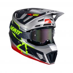 KASK Z GOGLAMI LEATT KIT MOTO 7.5 V25 STEEL (63-64CM)