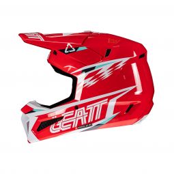 KASK Z GOGLAMI LEATT KIT MOTO 3.5 V25 RED (63-64CM)