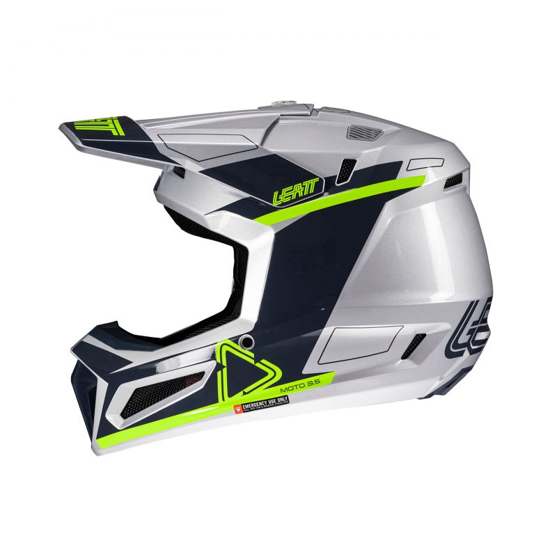 KASK Z GOGLAMI LEATT KIT MOTO 3.5 V25 STEEL (53-54CM)