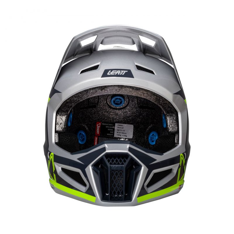 KASK Z GOGLAMI LEATT KIT MOTO 3.5 V25 STEEL (63-64CM)