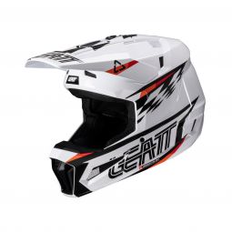 KASK Z GOGLAMI LEATT KIT MOTO 3.5 V25 WHITE (63-64CM)