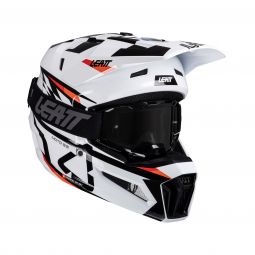 KASK Z GOGLAMI LEATT KIT MOTO 3.5 V25 WHITE (63-64CM)