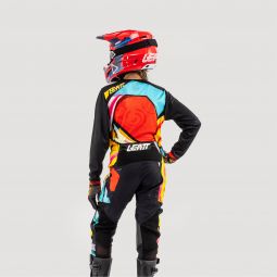 ZESTAW OFFROADOWY (BLUZA I SPODNIE) LEATT RIDE KIT 3.5 JUNIOR CARNIVAL M/EU130/140C
