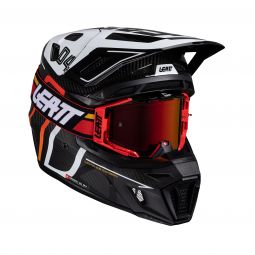 KASK Z GOGLAMI LEATT KIT MOTO 9.5 CARBON/WHITE V25 (63-64CM)