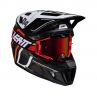KASK Z GOGLAMI LEATT KIT MOTO 9.5 CARBON/WHITE V25 (63-64CM)