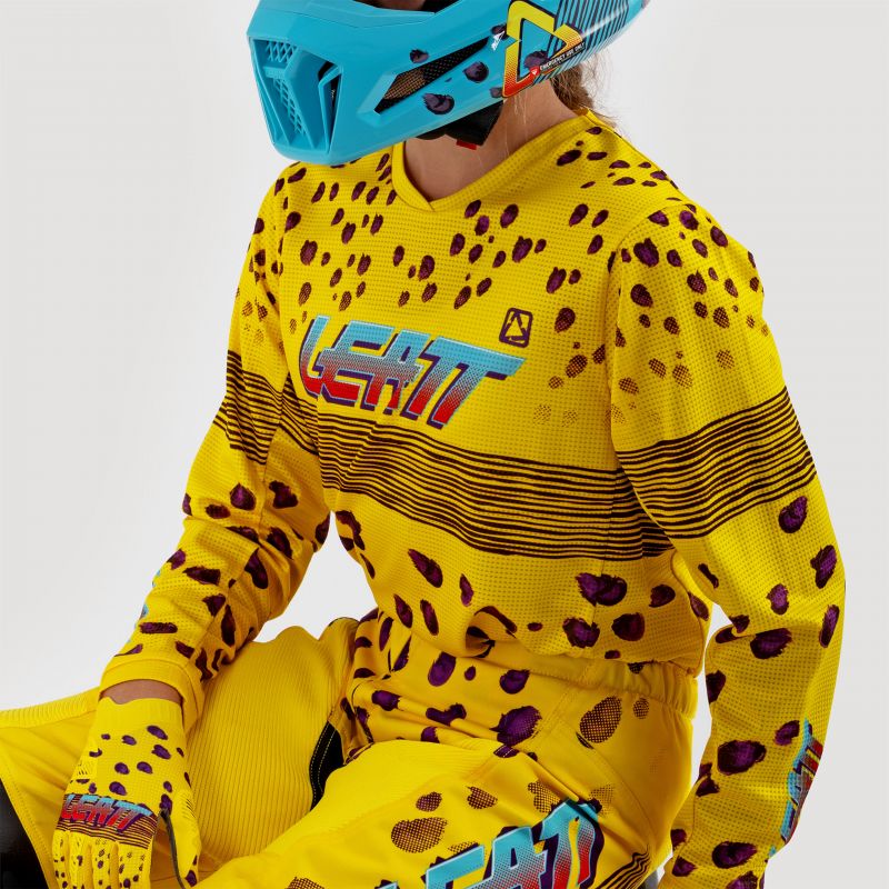 ZESTAW OFFROADOWY (BLUZA I SPODNIE) LEATT RIDE KIT 3.5 JUNIOR CHEETAH XS/EU110/120CM