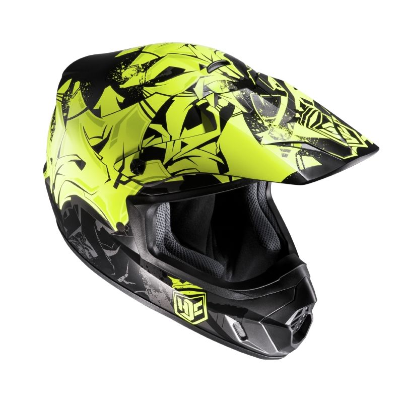 KASK HJC CS-MX II GRAFFED BLACK/YELLOW