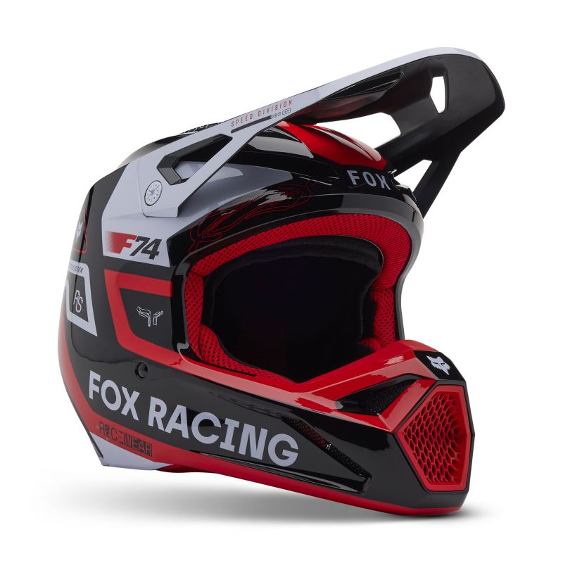 KASK FOX JUNIOR V1 RACE SPEC FLUORESCENT RED