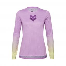 KOSZULKA ROWEROWA Z DŁUGIM RĘKAWEM FOX LADY FLEXAIR TS57 PINK