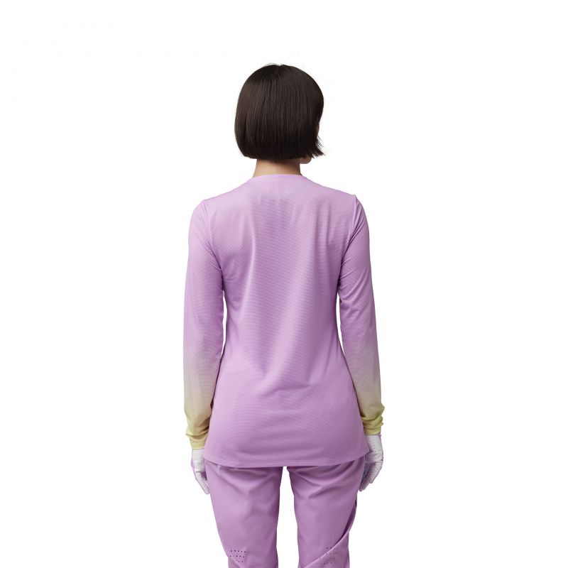 KOSZULKA ROWEROWA Z DŁUGIM RĘKAWEM FOX LADY FLEXAIR TS57 PINK