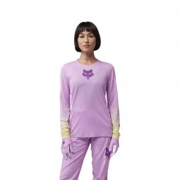 KOSZULKA ROWEROWA Z DŁUGIM RĘKAWEM FOX LADY FLEXAIR TS57 PINK
