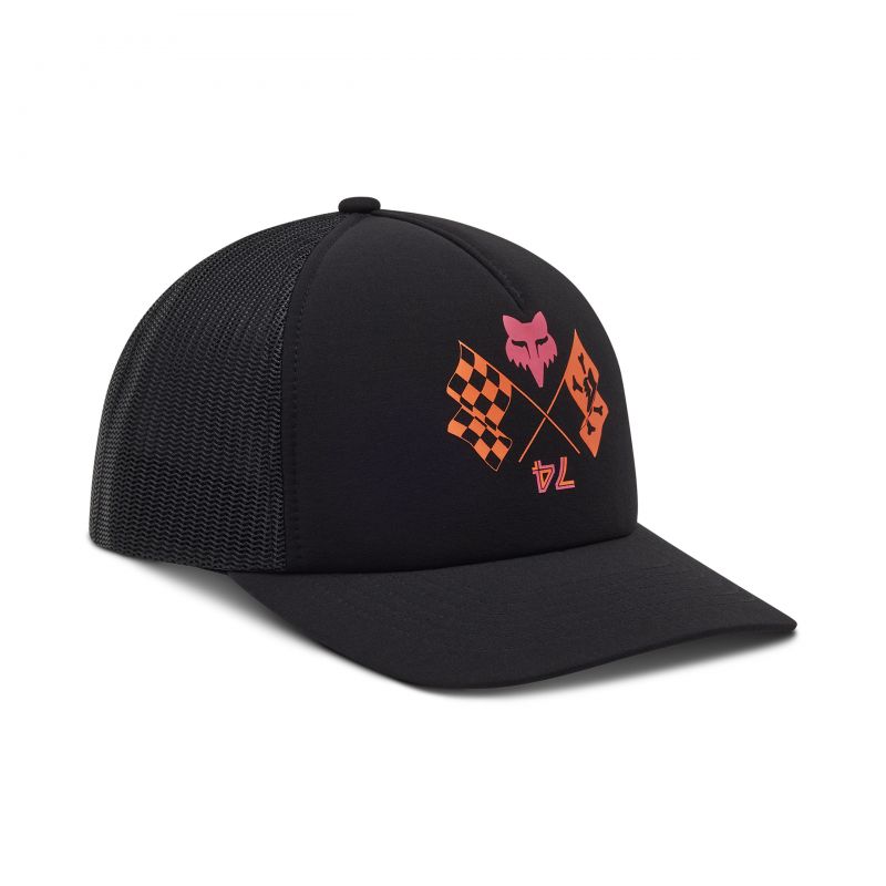 CZAPKA Z DASZKIEM FOX LADY RACE SPEC TRUCKER BLACK