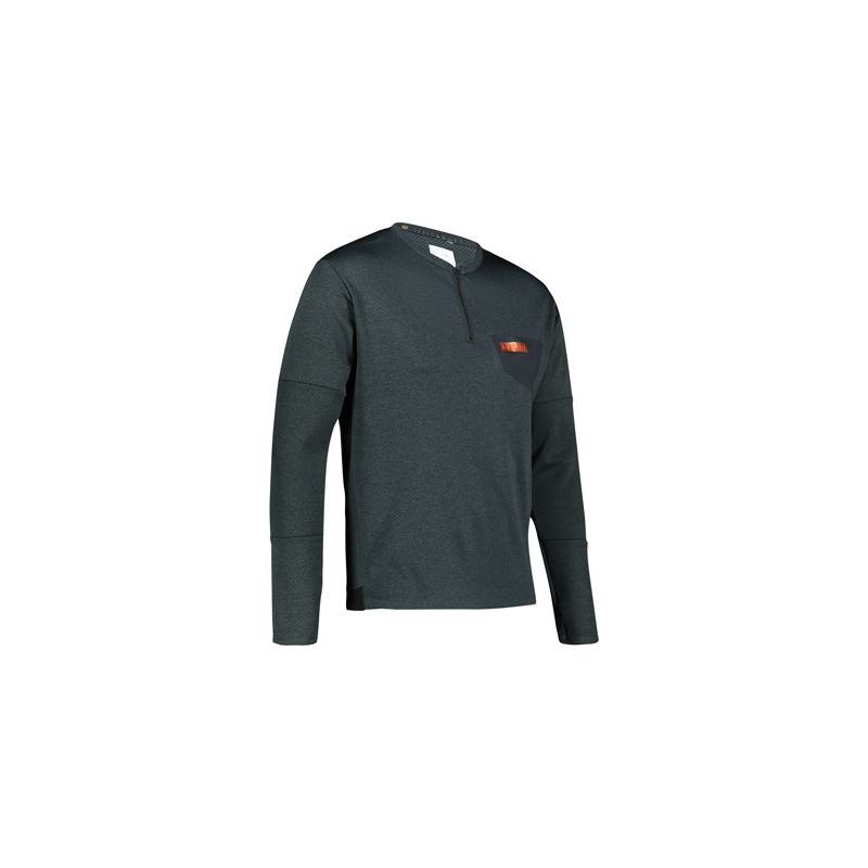 LEATT KOSZULKA ROWEROWA MTB TRAIL 4.0 JERSEY BLACK KOLOR CZARNY ROZMIAR 3XL