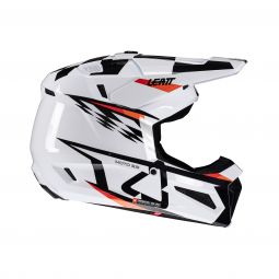 KASK Z GOGLAMI LEATT KIT MOTO 3.5 JUNIOR V25 (53-54CM) WHITE