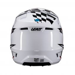 KASK Z GOGLAMI LEATT KIT MOTO 3.5 JUNIOR V25 (53-54CM) WHITE