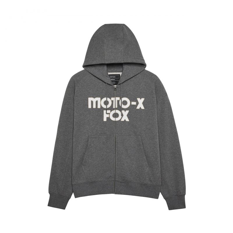 BLUZA Z KAPTUREM FOX MOTO-X OVERSIZED FLC ZIP HEATHER GRAPHITE