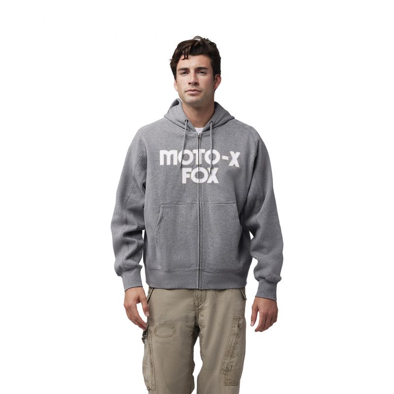 BLUZA Z KAPTUREM FOX MOTO-X OVERSIZED FLC ZIP HEATHER GRAPHITE