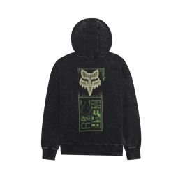 BLUZA Z KAPTUREM FOX THROTTLE OVERSIZED FLC PO BLACK