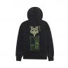 BLUZA Z KAPTUREM FOX THROTTLE OVERSIZED FLC PO BLACK