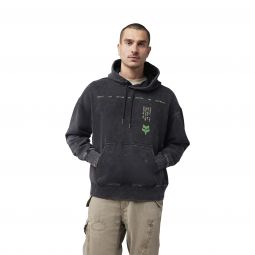 BLUZA Z KAPTUREM FOX THROTTLE OVERSIZED FLC PO BLACK