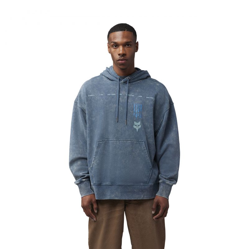 BLUZA Z KAPTUREM FOX THROTTLE OVERSIZED FLC PO DARK VINTAGE