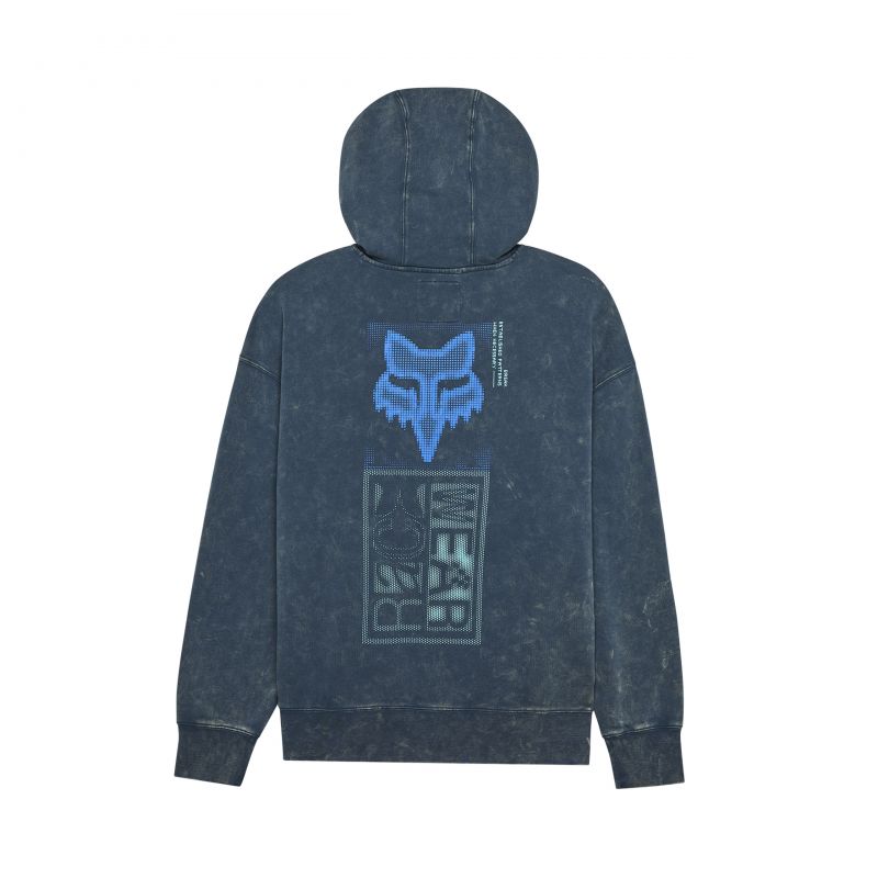BLUZA Z KAPTUREM FOX THROTTLE OVERSIZED FLC PO DARK VINTAGE