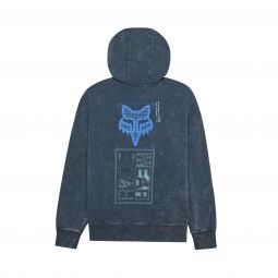 BLUZA Z KAPTUREM FOX THROTTLE OVERSIZED FLC PO DARK VINTAGE