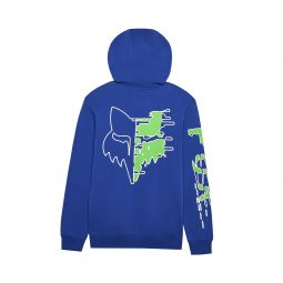 BLUZA Z KAPTUREM FOX EMOTION BLAST FLEECE PO BLUE