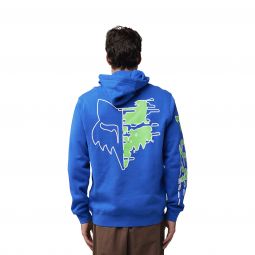 BLUZA Z KAPTUREM FOX EMOTION BLAST FLEECE PO BLUE