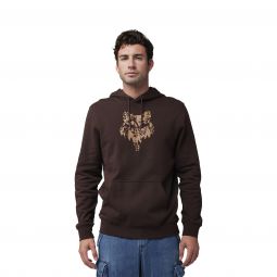 BLUZA Z KAPTUREM FOX THE WORLD FLEECE PO COCOA