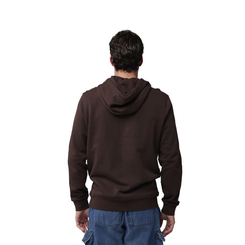 BLUZA Z KAPTUREM FOX THE WORLD FLEECE PO COCOA