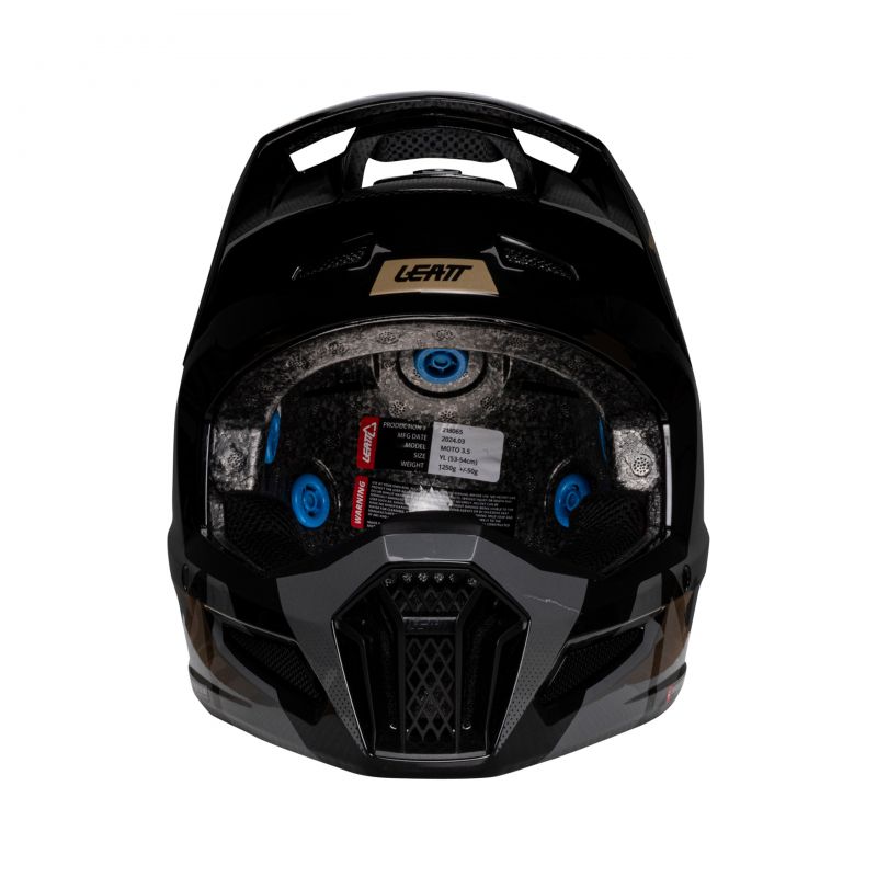 KASK Z GOGLAMI LEATT KIT MOTO 3.5 JUNIOR V25 (51-52CM) BLACK