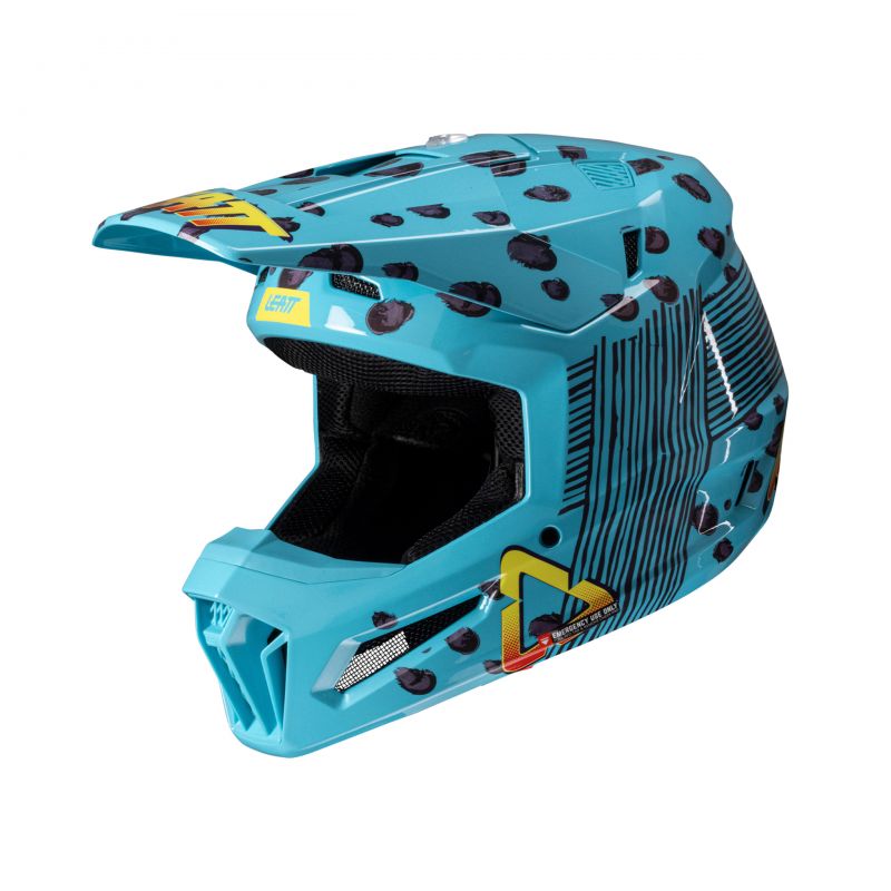 KASK Z GOGLAMI LEATT KIT MOTO 3.5 JUNIOR V25 (51-52CM) CHEETAH