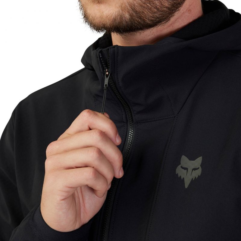 BLUZA ROWEROWA Z KAPTUREM FOX RANGER FIRE BLACK
