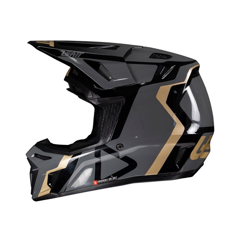 KASK Z GOGLAMI LEATT KIT MOTO 8.5 V25 BLACK (53-54CM)