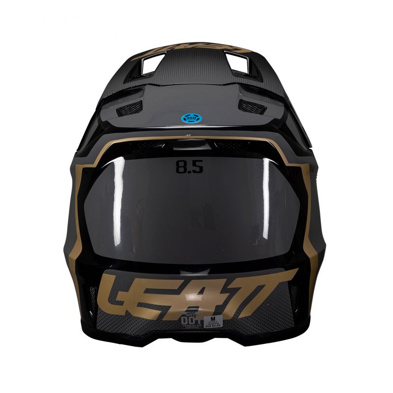 KASK Z GOGLAMI LEATT KIT MOTO 8.5 V25 BLACK (53-54CM)