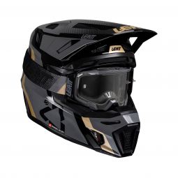 KASK Z GOGLAMI LEATT KIT MOTO 8.5 V25 BLACK (63-64CM)