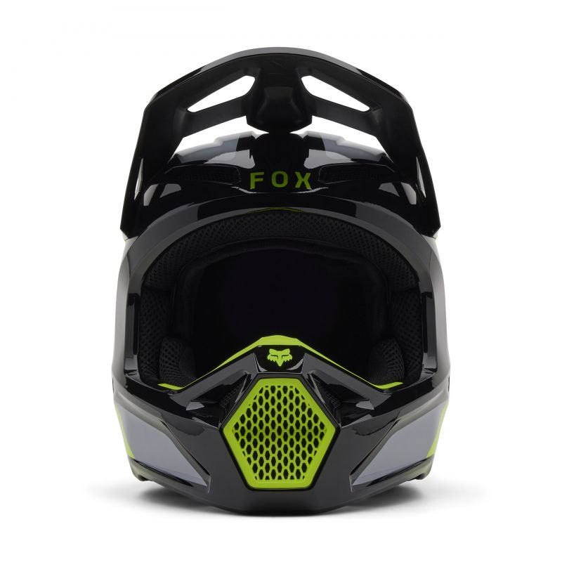 KASK FOX JUNIOR V1 LEAN GREY/YELLOW