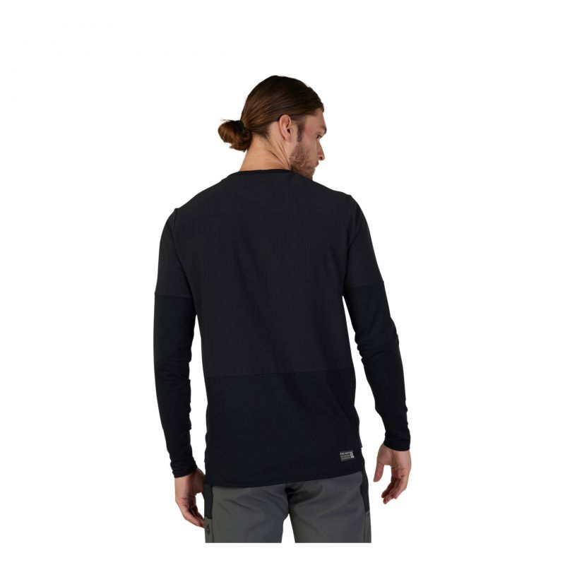 KOSZULKA ROWEROWA Z DŁUGIM RĘKAWEM FOX FOX DEFEND THERMAL BLACK