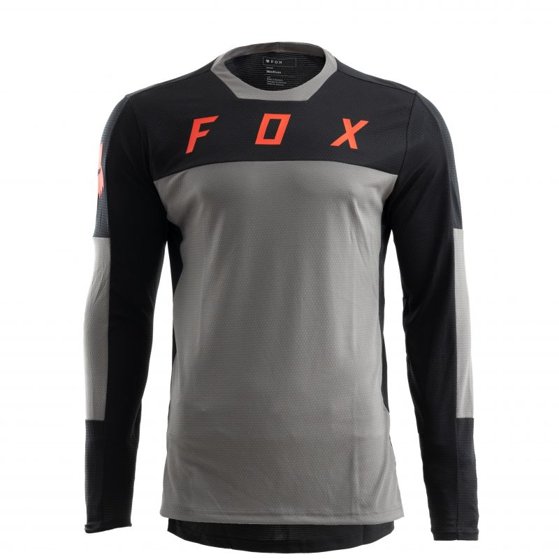 KOSZULKA ROWEROWA Z DŁUGIM RĘKAWEM FOX DEFEND SG BLACK