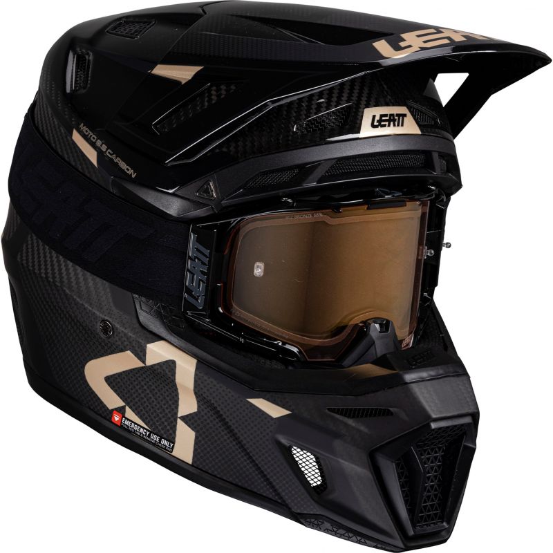 KASK Z GOGLAMI LEATT KIT MOTO 9.5 CARBON V25 (63-64CM)