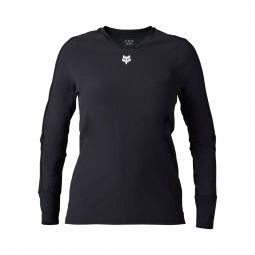 Koszulka Rowerowa Z Długim Rękawem Fox Lady Defend Thermal Black